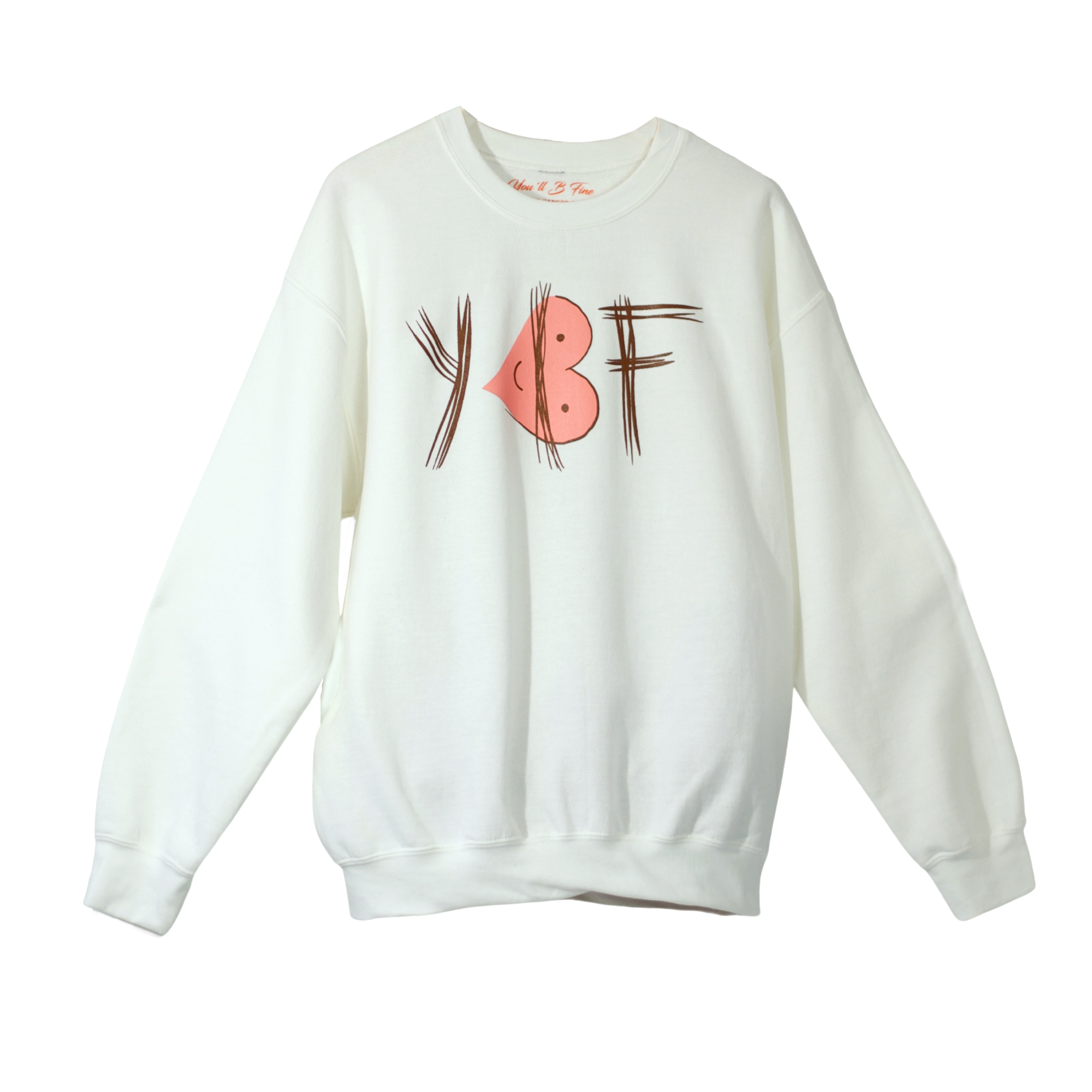 YBF Heart Crew Neck