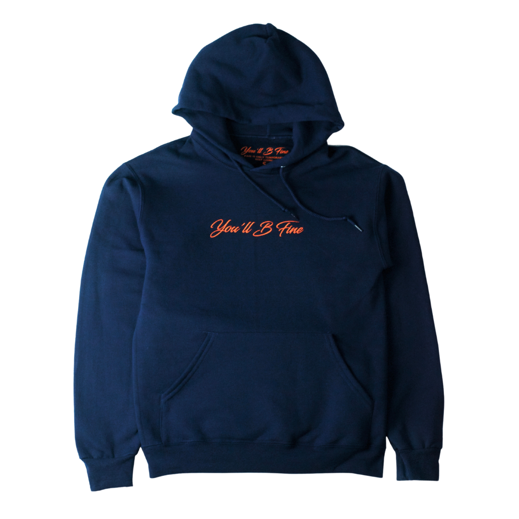 YBF Navy Hoodie