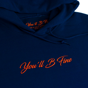 YBF Navy Hoodie