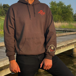 Brown Logo Hoodie