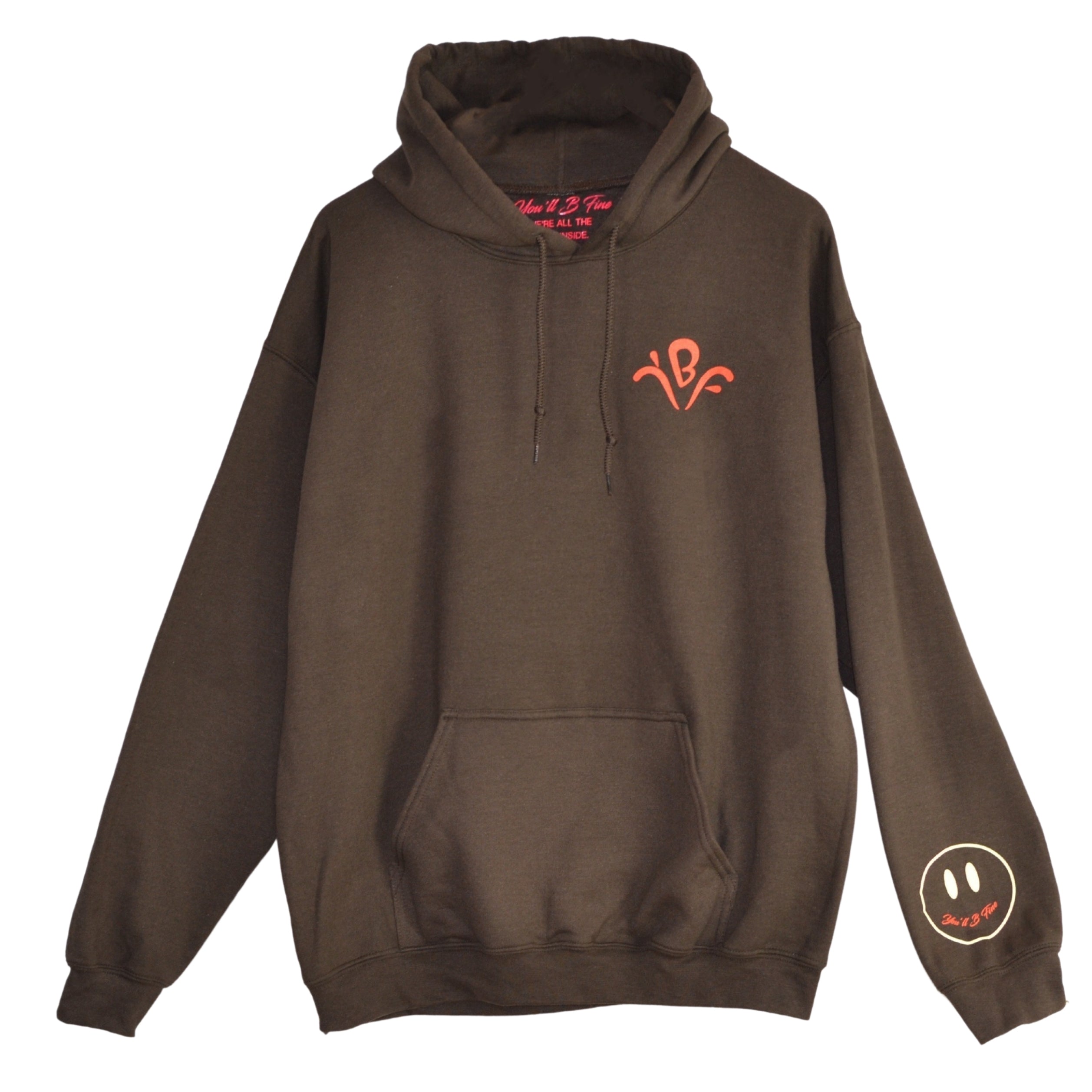 Brown Logo Hoodie