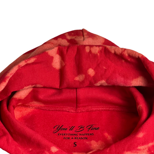Red Tie-Dye Hoodie